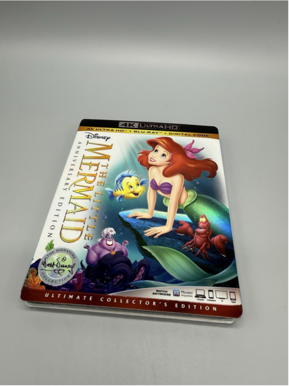 Disney The Little Mermaid 4K Ultra HD Blu-Ray w/ Slipcover Collector Ed - Sealed